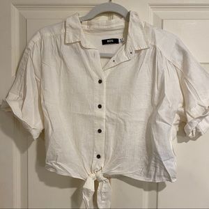 Urban Outfitters BDG Cropped Button Down